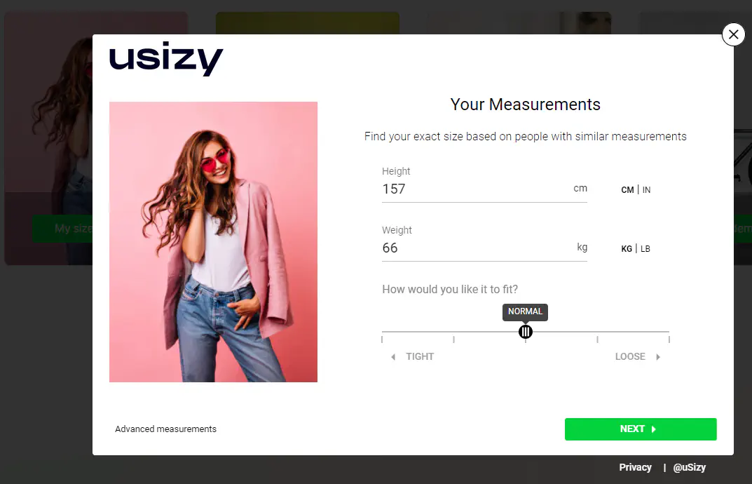 Size Adviser Product Image
