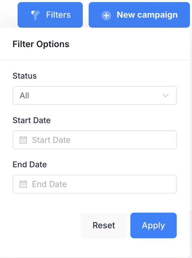 Marketing notifications filters