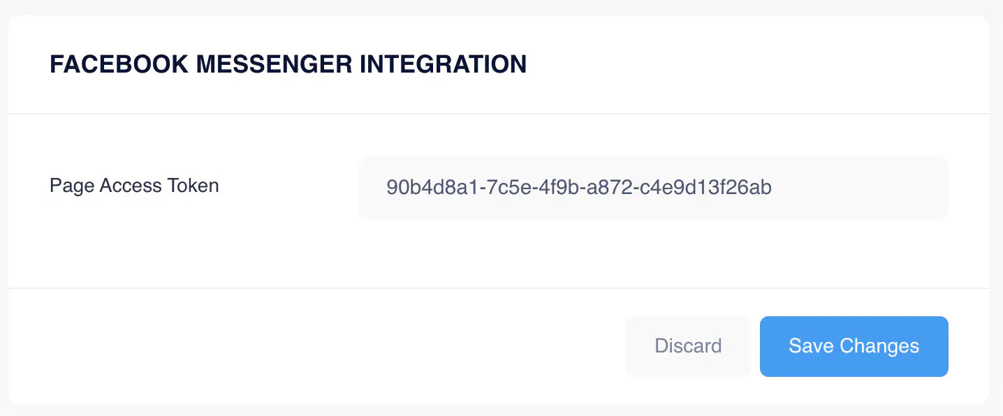 Facebook Messenger Integration
