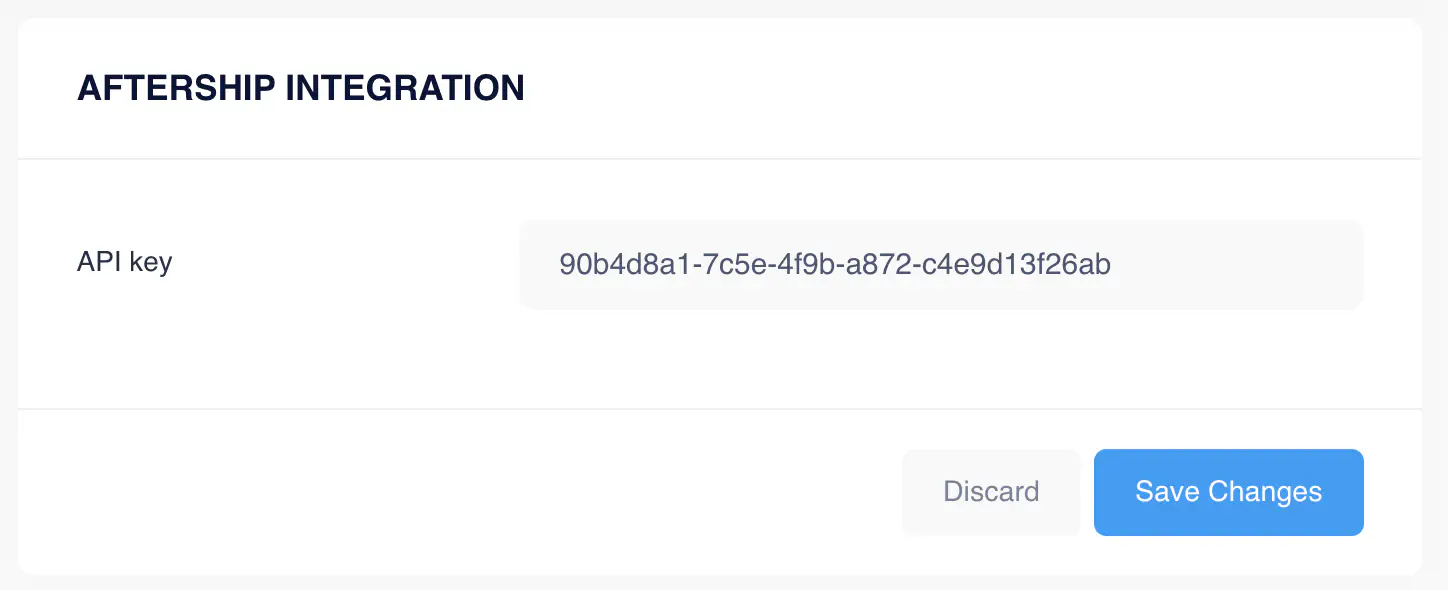 AfterShip Integration