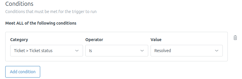 Zendesk triggers